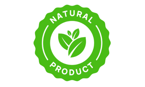 Green 100% Natural Product certification seal for the femicore herbal formula.