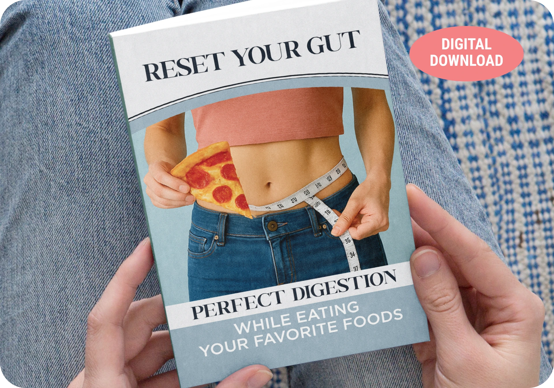 Reset Your Gut digestive wellness eBook, free bonus with FemiCore probiotic supplement