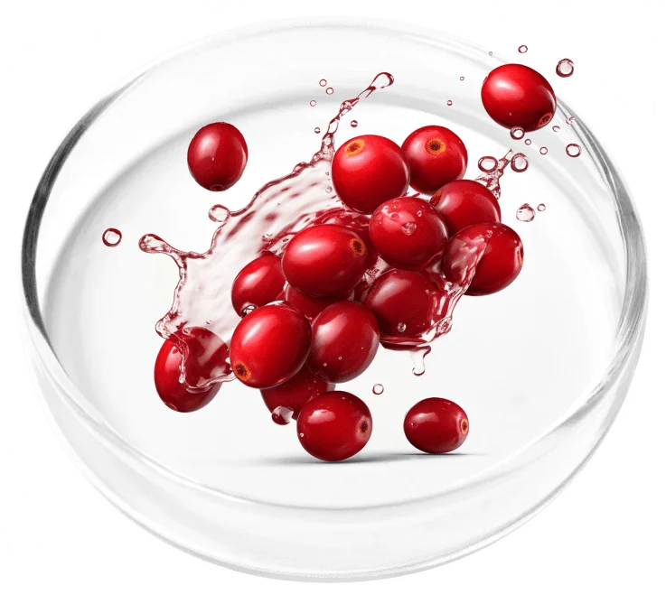Cranberry extract, botanical ingredient in FemiCore urinary tract support formula