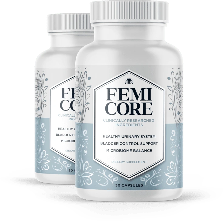 FemiCore Basic package, 2 bottles bladder support supplement, 60-day supply